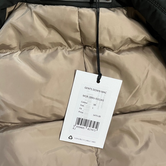 NWT - Paul Smith Men's Down Mac Coat - Size L - Picture 15 of 15